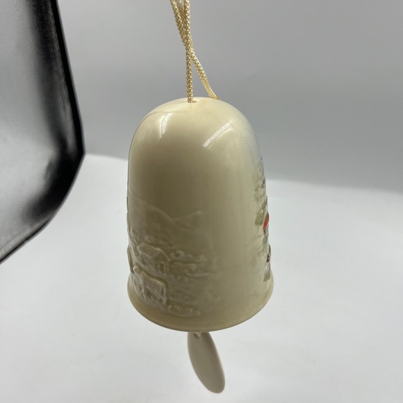 Vintage Porcelain Bell Chime Japan OMC Otagiri Co. Handpainted Farm Cows Mill - Picture 8 of 14